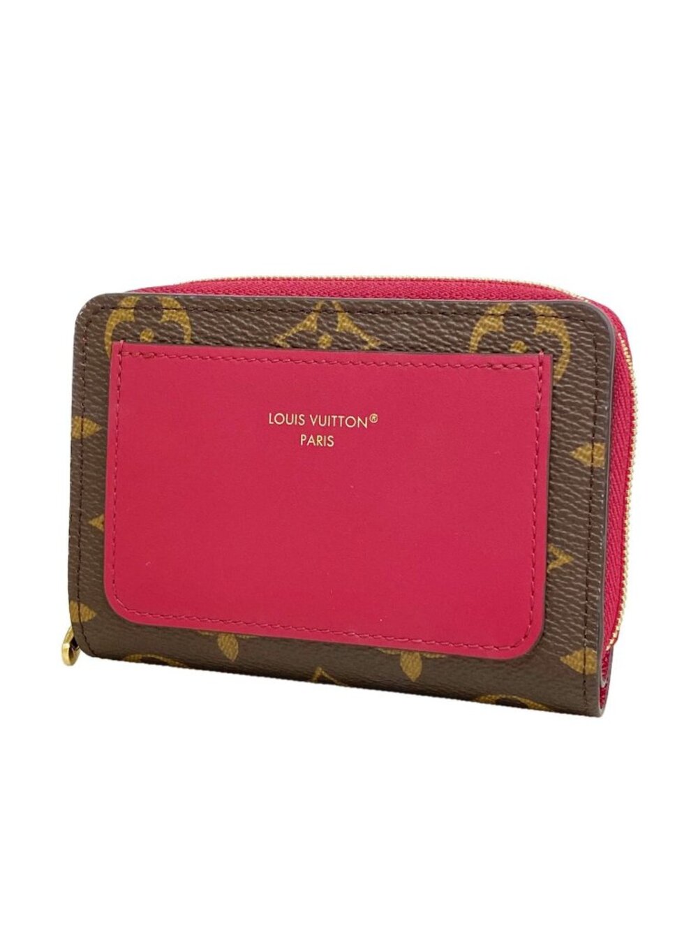 Louis Vuitton Wallet Monogram Portefeuille Lou Fuchsia
